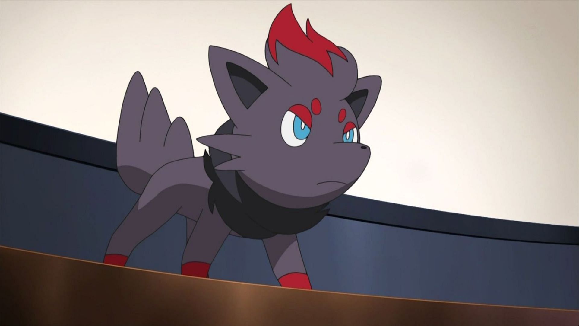 Zorua as it appears in the anime (Image via The Pokemon Company)