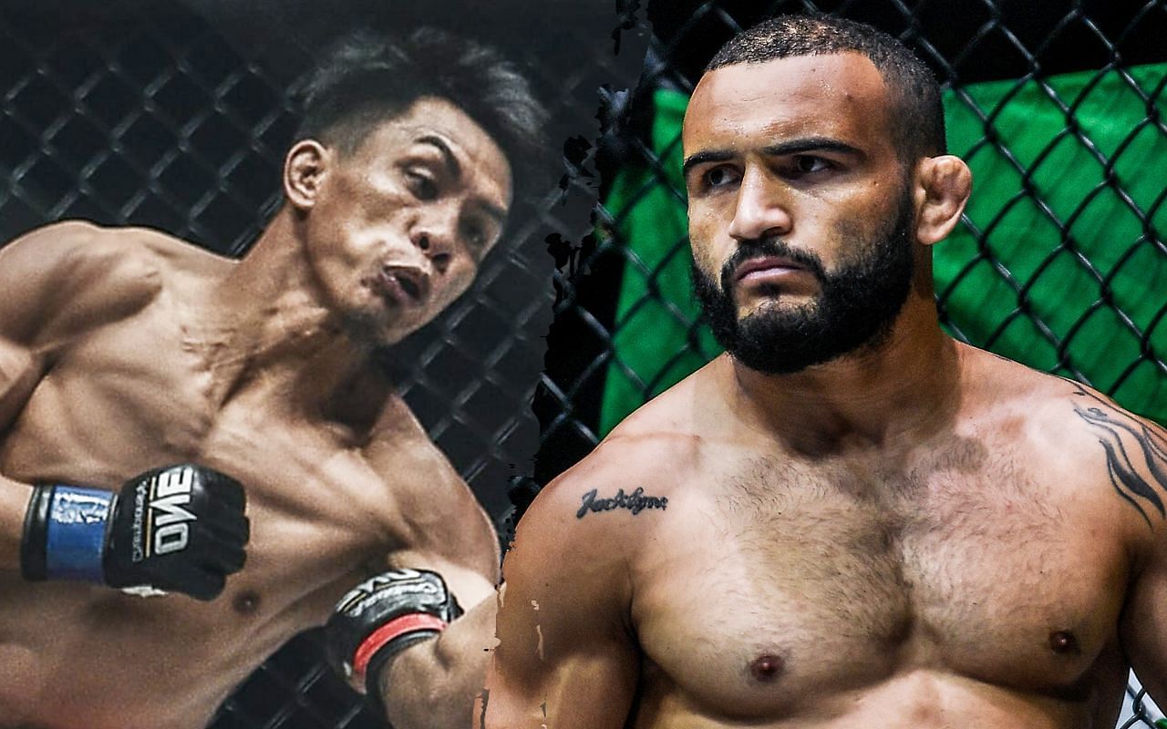 Kevin Belingon (L) is not sold on John Lineker