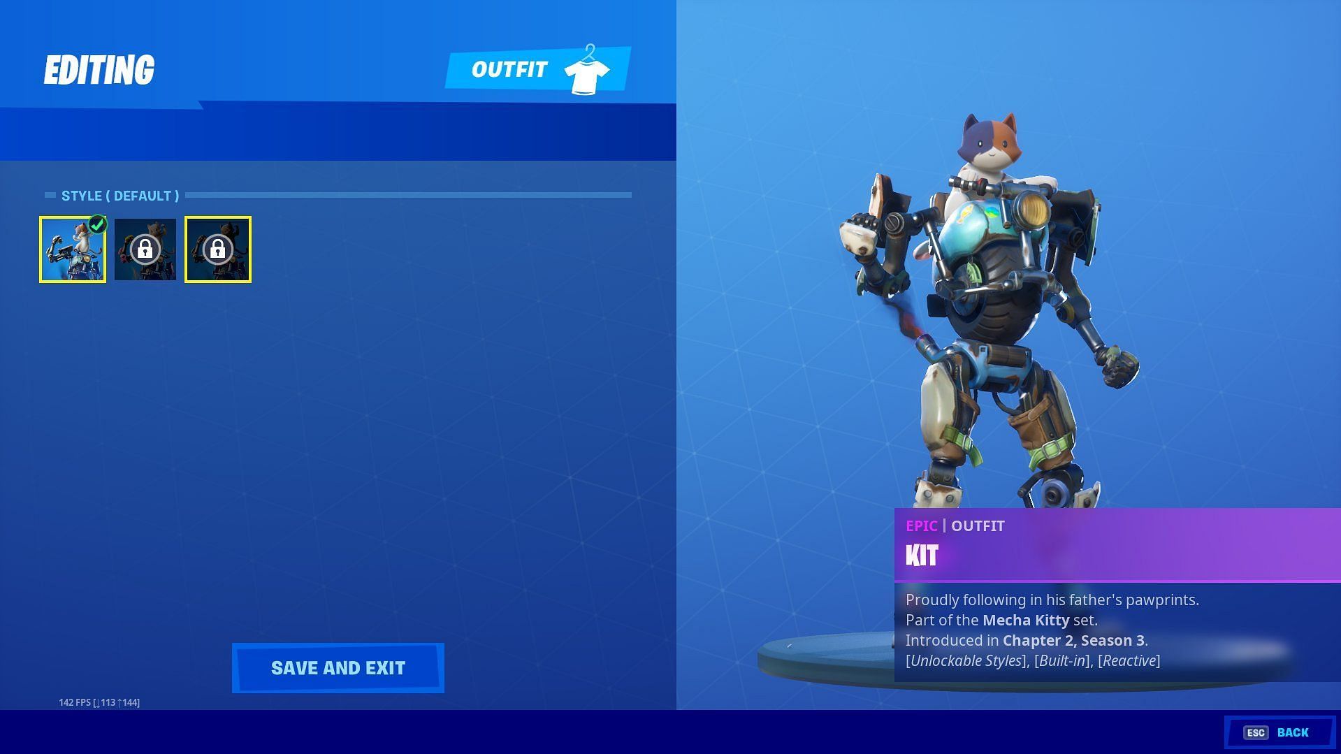 There are now three cat characters on the Fortnite island, including Kit (Image via Epic Games)