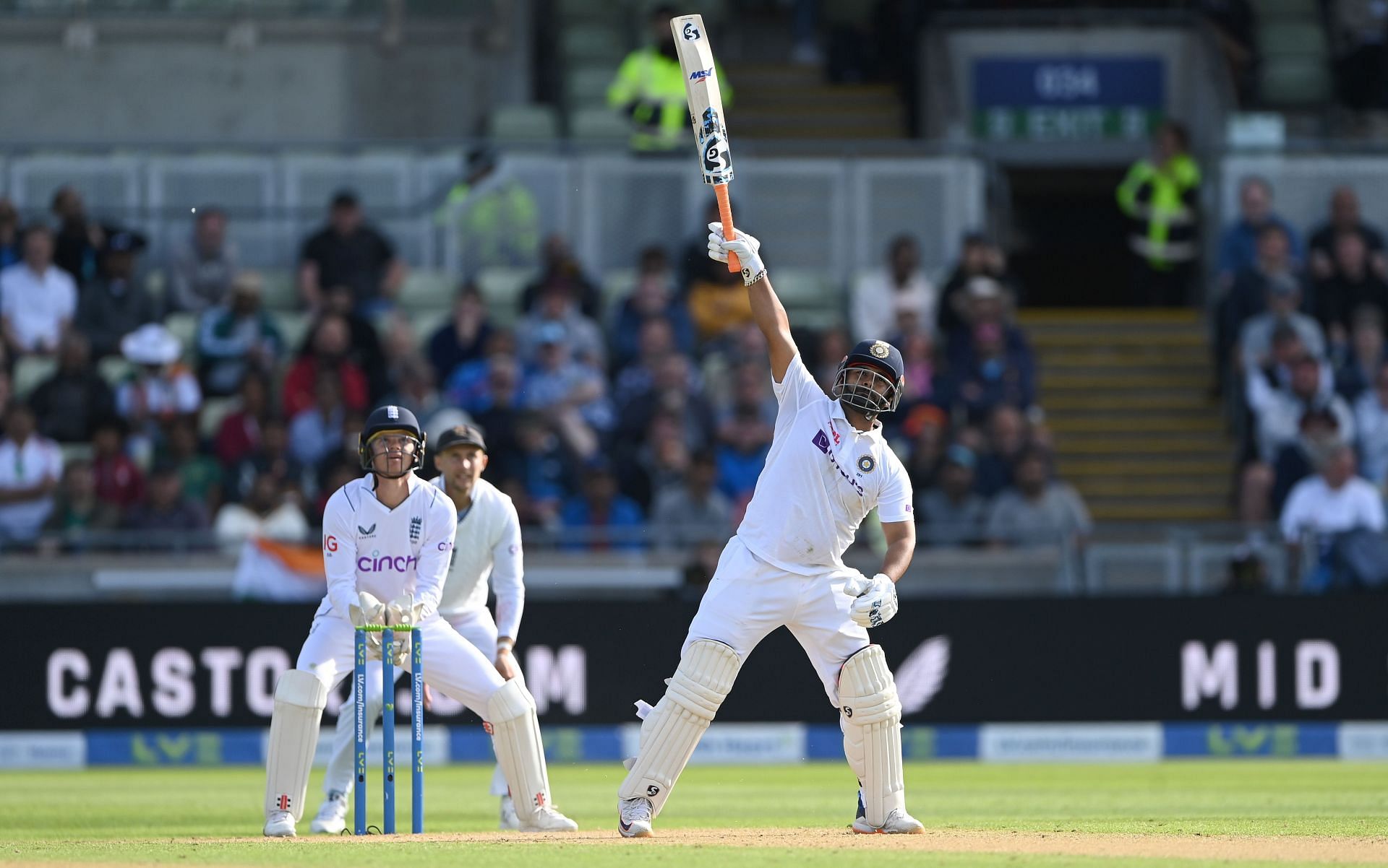The keeper-batter scored a sensational hundred in Birmingham. Pic: Getty Images