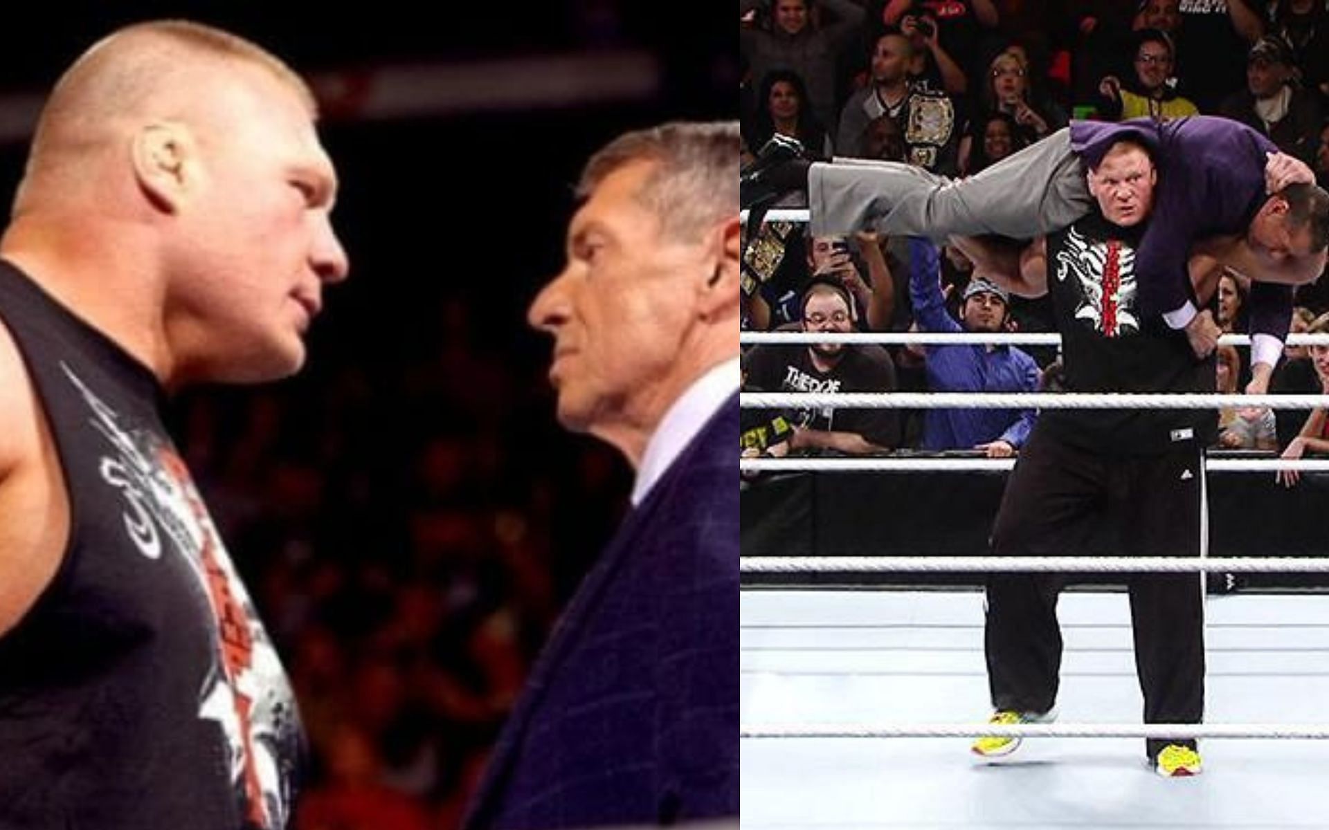 Vince McMahon is no stranger to Brock Lesnar