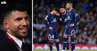 "Impossible to find in any other team" - Sergio Aguero says PSG trio of Lionel Messi, Kylian Mbappe, and Neymar are the best in world football