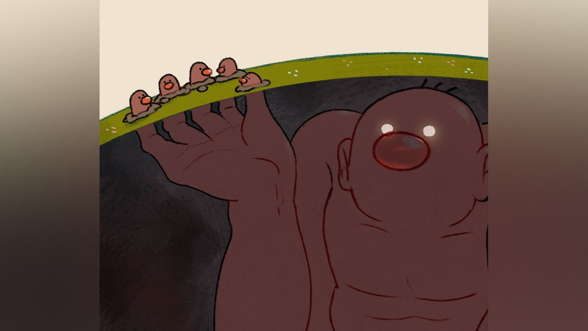 Meme showing Diglett&#039;s body based on someone&#039;s imagination (Image via Internet)