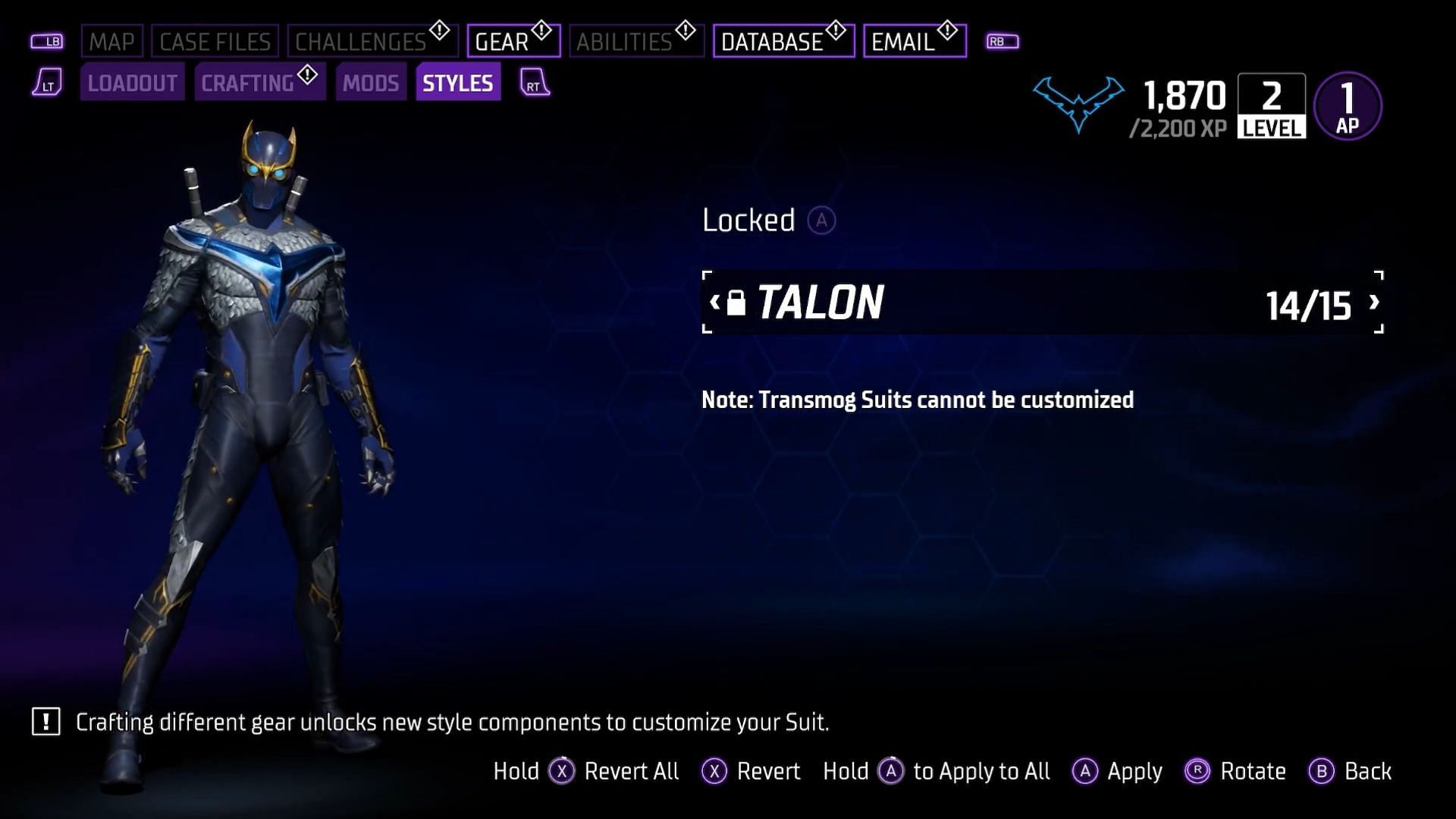 Talon (Image via YouTube - BloodThirstyLord)