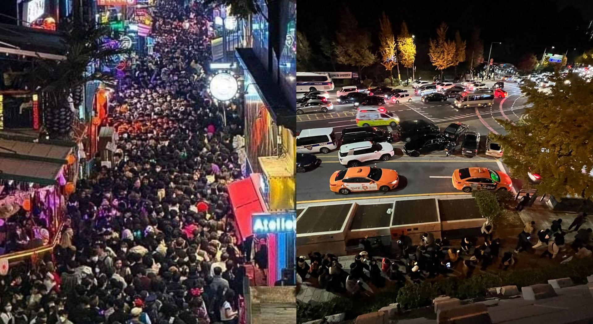 A stampede in South Korea