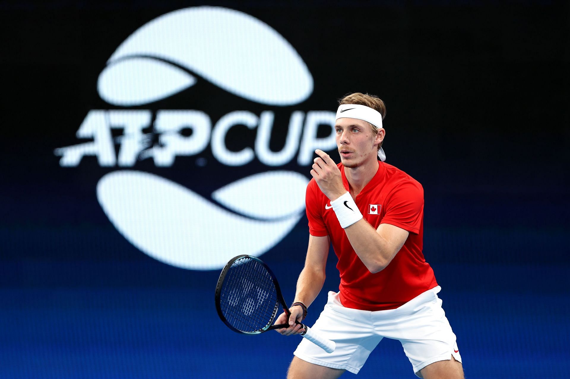 Denis Shapovalov at the 2022 ATP Cup.