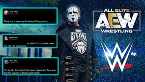 Wrestling fans explode over remote possibility of blockbuster dream match between AEW's Sting and WWE legend
