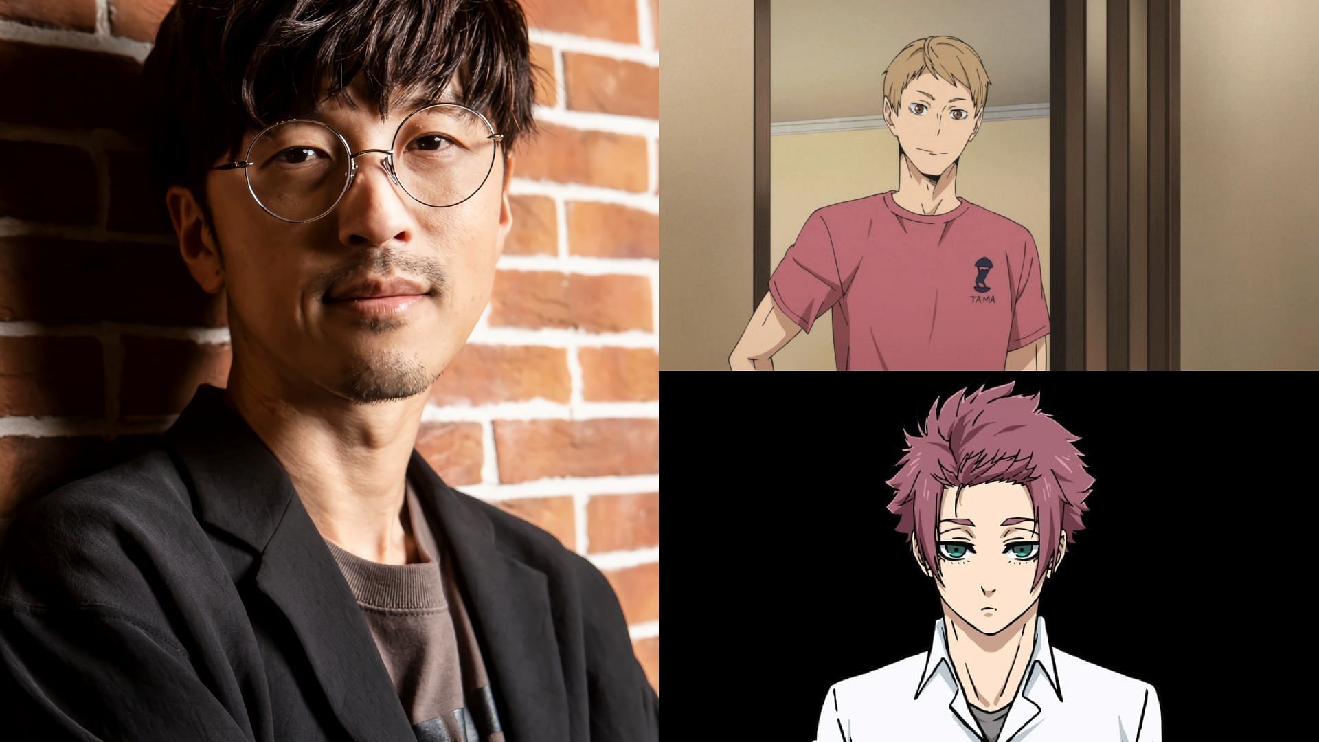 Takahiro Sakurai and his characters (Image via Sportskeeda)