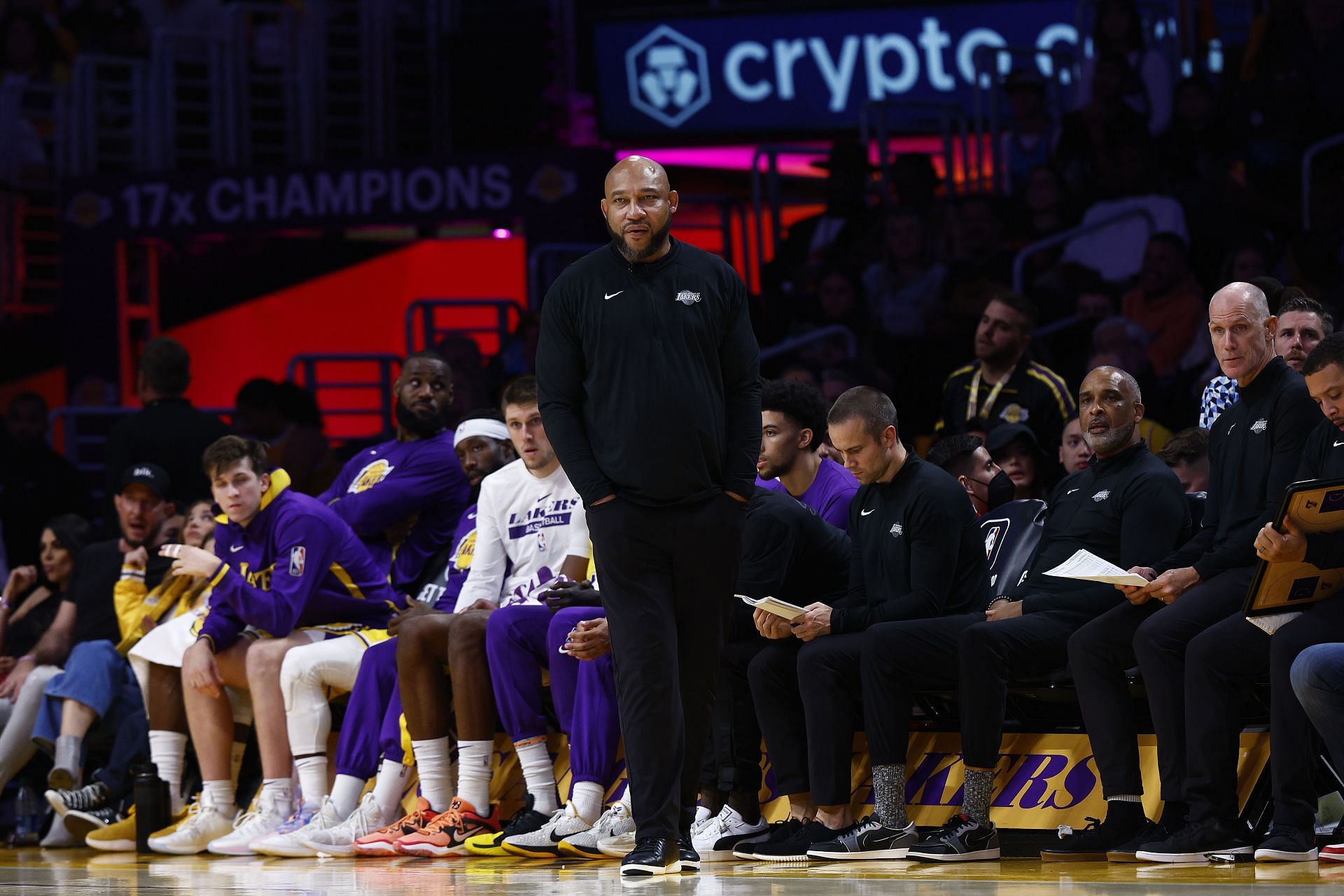 Video: LA Lakers players celebrate coach Darvin Ham as he bags his first  win as head coach