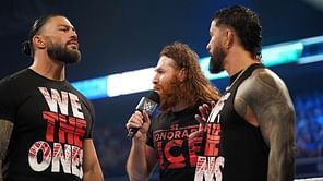 Bloodline members get into heated argument at WWE Live Event
