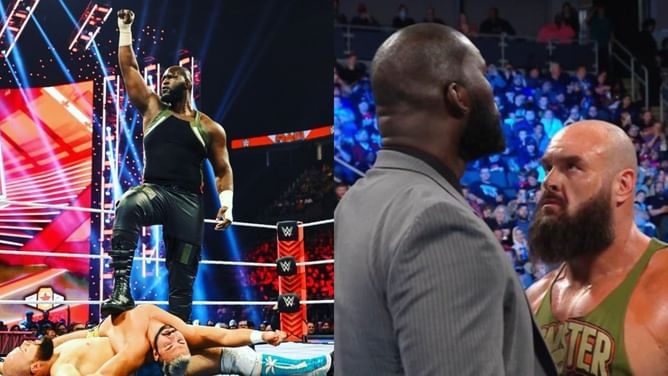 When did Omos make his in-ring debut in WWE?