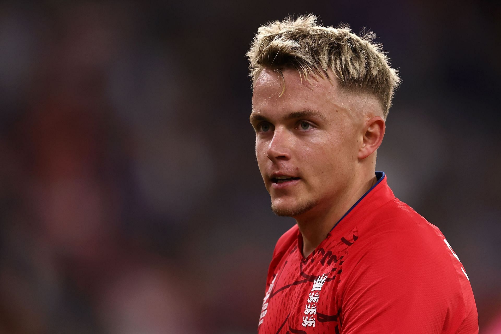 Sam Curran in action during the England v Afghanistan game at the ICC Men's T20 World Cup (Image: Getty)