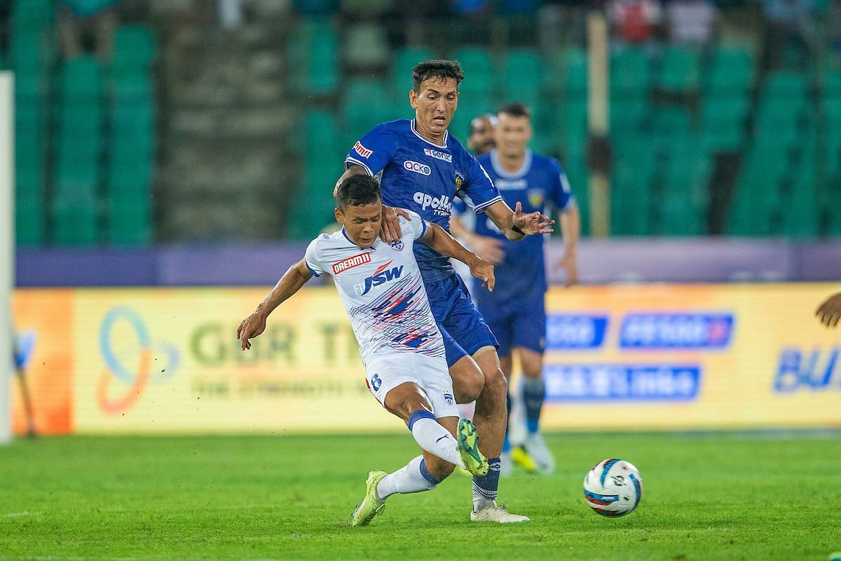 Chennaiyin FC and Bengaluru FC play out an entertaining 1-1 draw