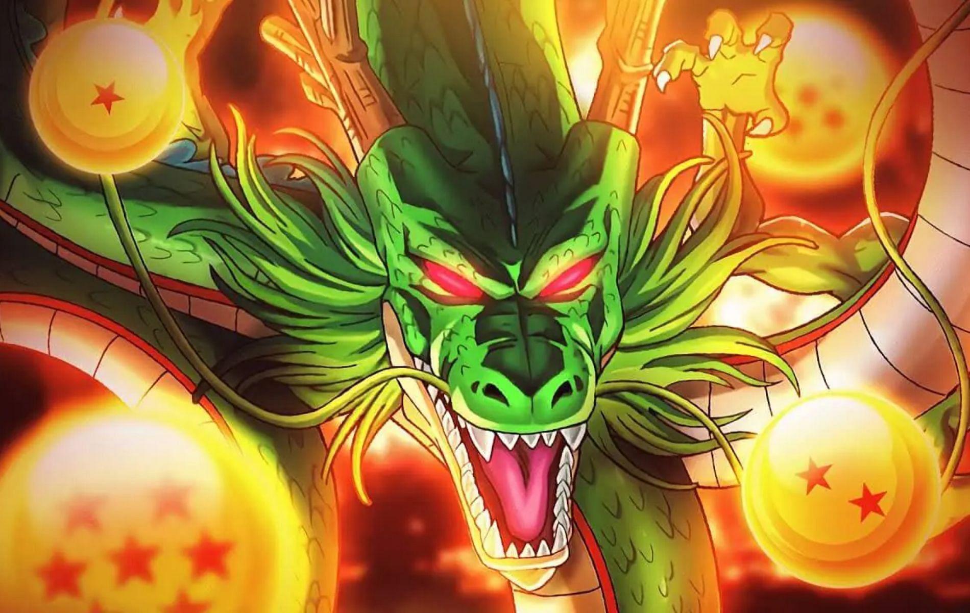 Shenron wish with Fires of Mt Frypan covering it. Thought it