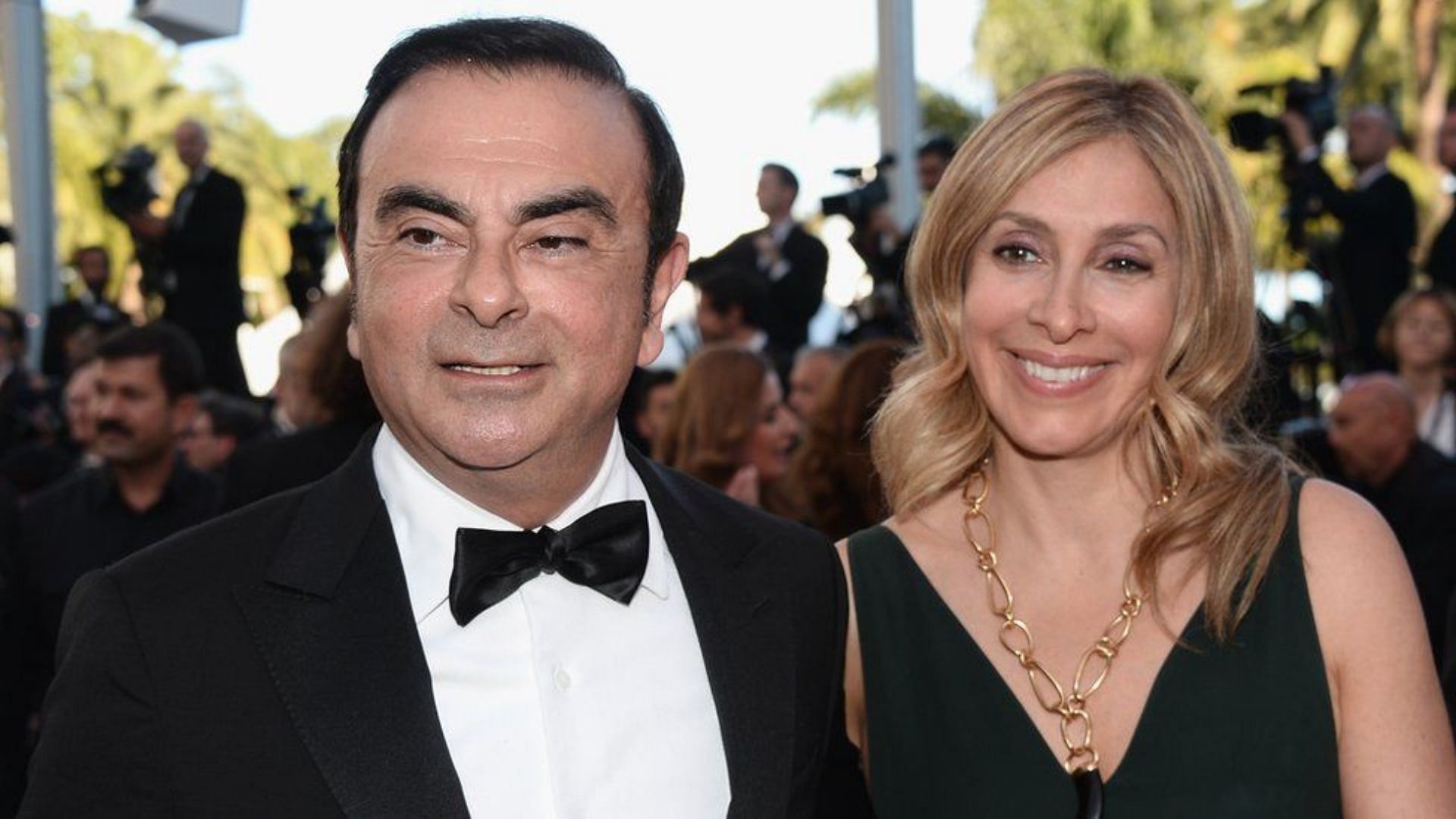A still of Carlos and Carole Ghosn (Image Via BBC)