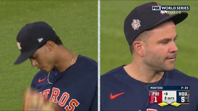 Why did Altuve take a knee knowing everybody on that field can see over  him, Taking a knee in protest. Most likely protesting cheating - MLB  fans roast Jose Altuve for puzzling