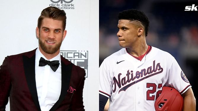 Juan Soto on Bryce Harper: "Enjoy your second MVP, much love! Thank you for everything...see you next year"