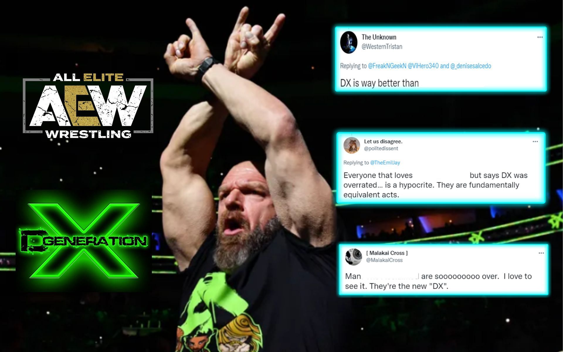 Triple H is a founding member of D-Generation X