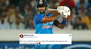 T20 World Cup: “Consistency next level”- Fans react as Suryakumar Yadav smashes 32-ball fifty against Australia in warmup fixture