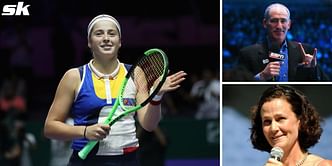 Former players Brad Gilbert and Pam Shriver call out Jelena Ostapenko's return tactics against Eugenie Bouchard in Guadalajara