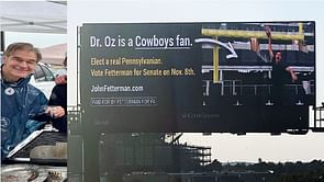 “Dr. Oz is a Cowboys fan” – John Fetterman trolls Senate race rival for sipping red wine at tailgate and betraying Eagles fandom