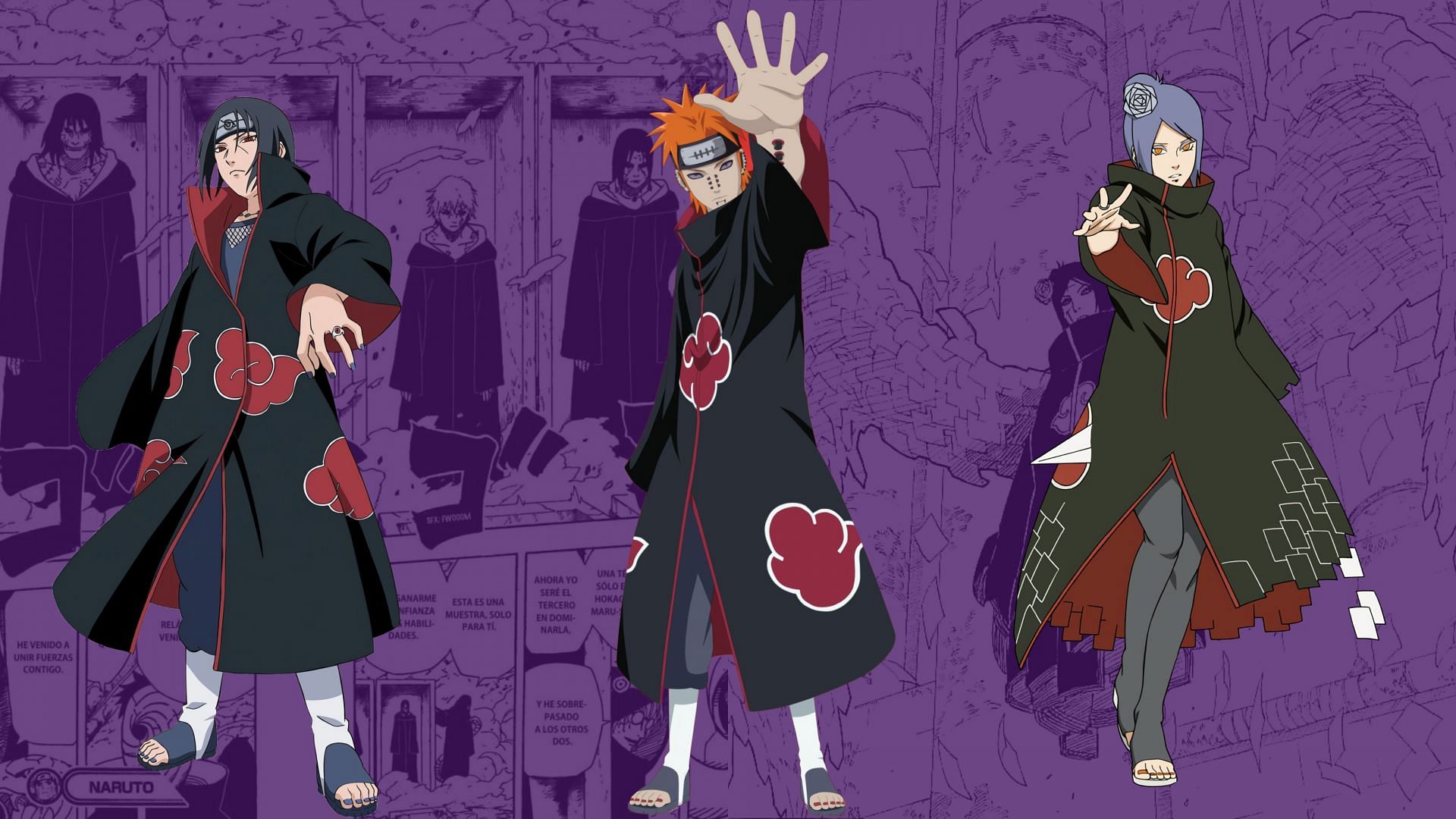 Ranking do akatsuki mais forte de Naruto