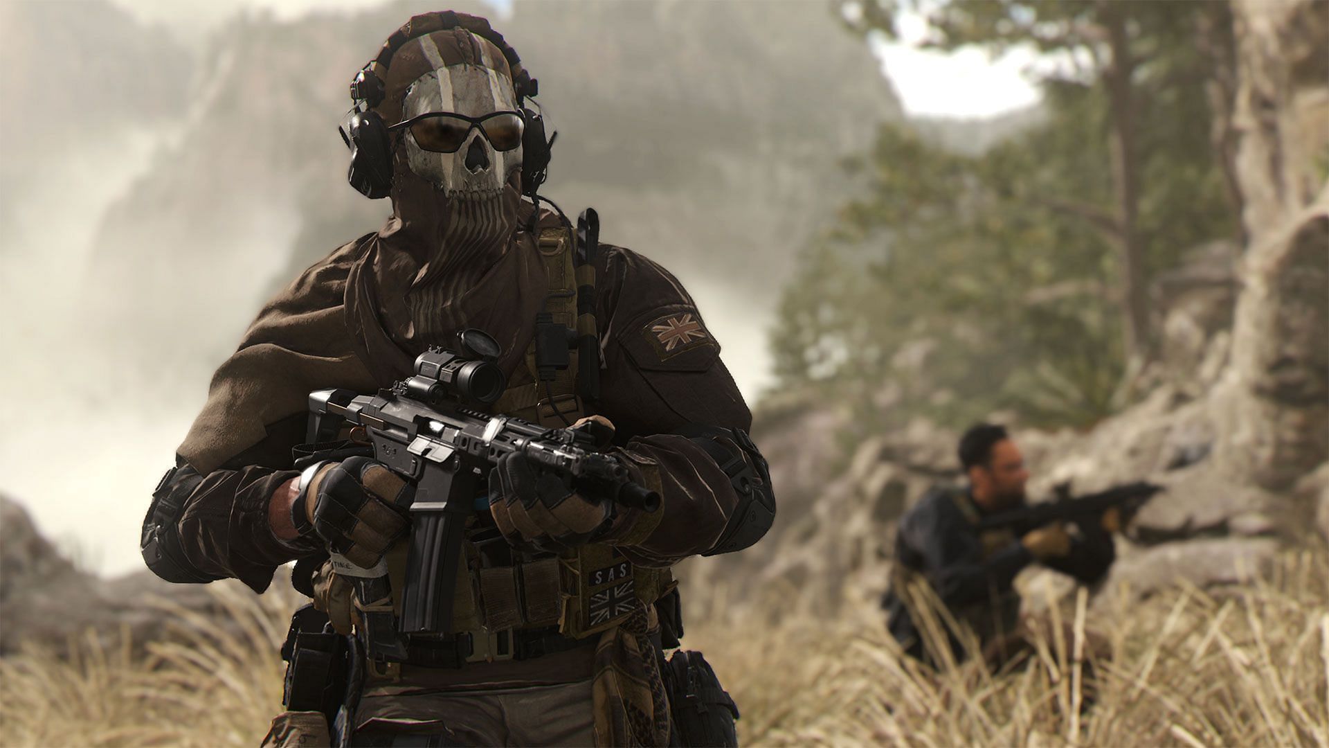 Simon &quot;Ghost&quot; Riley in Call of Duty: Modern Warfare 2 (Image via Activision)