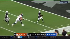 Broncos OL's wife trolls husband for hilarious tackle attempt: "I’d be lying if I said I didn’t die laughing"