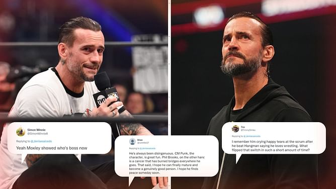 Fans react to resurfaced clip of CM Punk's drastic behavior transition within a year of AEW signing