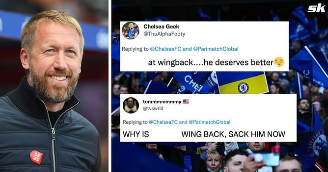 "This Potter guy thinks he's funny" "Sack him now" - Chelsea fans lose their minds as exciting attacker starts as a wing-back against Salzburg