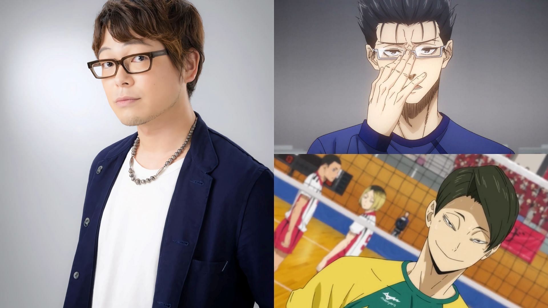 Kazuyuki Okitsu and his characters (Image via Sportskeeda)