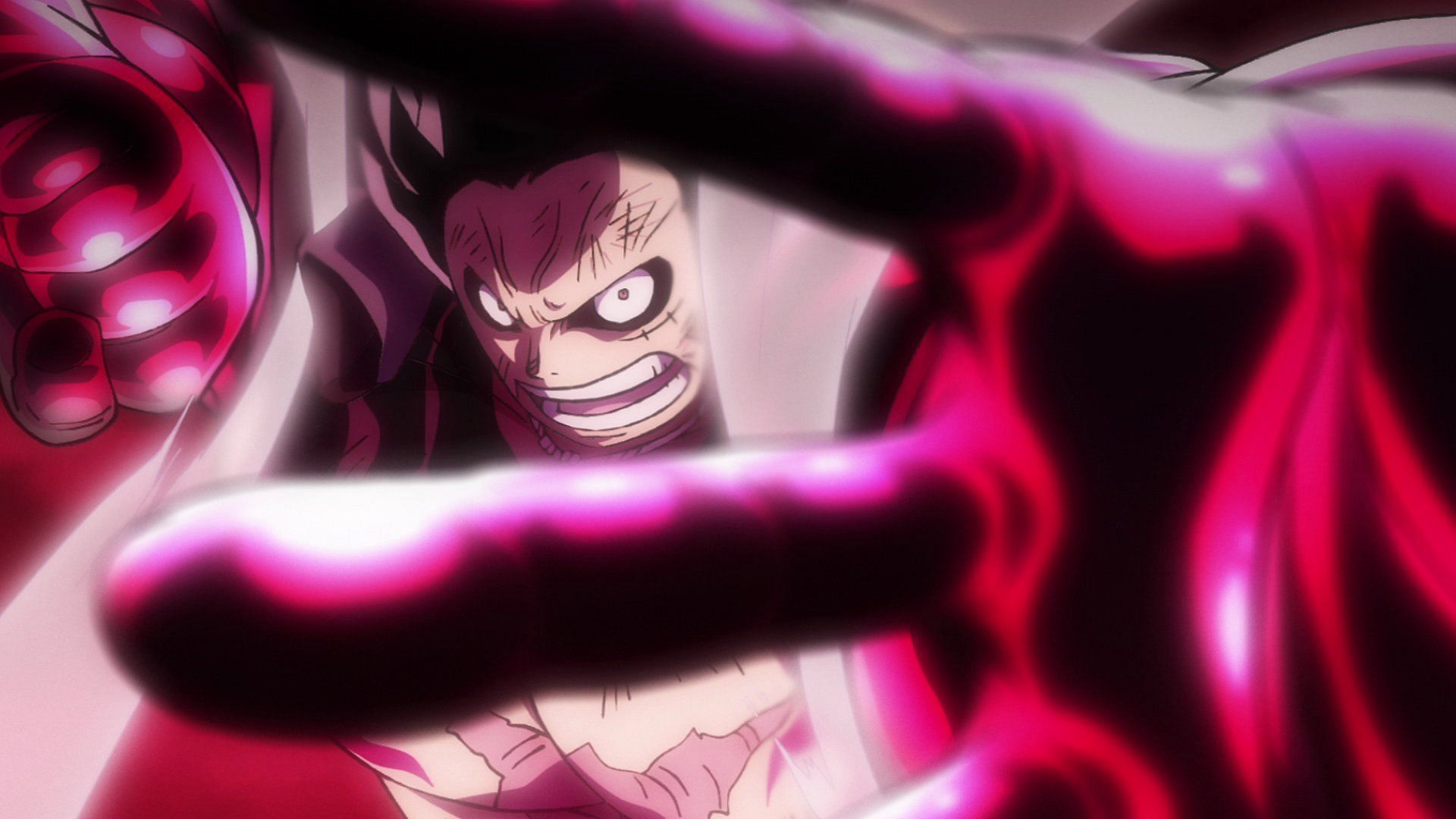 Ruffy Bereitet Seinen Kong Gattlin In One Piece Special Folge 5 Vor (Bild Via Toei Animation)