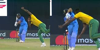 IND vs SA 2022: [WATCH] Team India skipper Rohit Sharma is bowled for a duck by Kagiso Rabada in Indore T20I