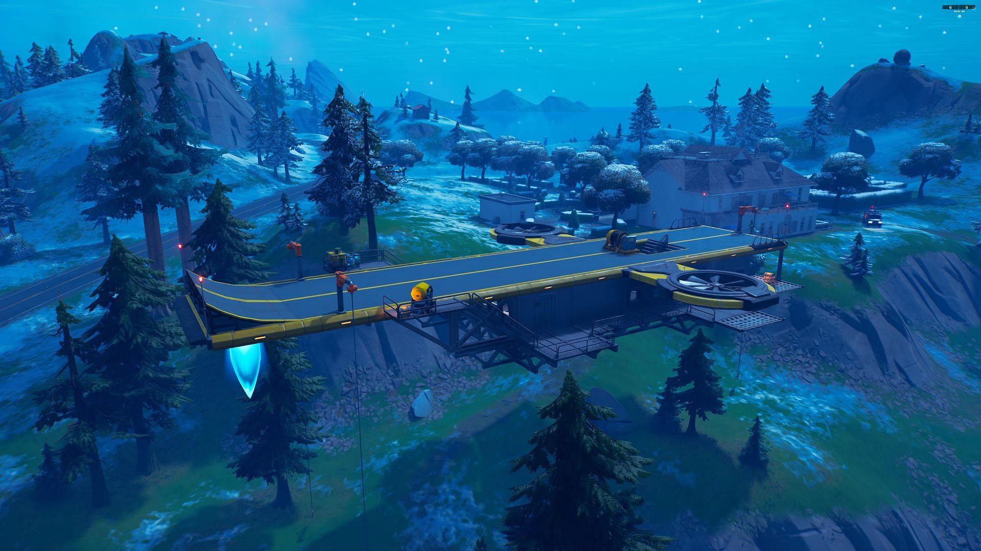 That rocky terrain is going to be a pain to traverse (Image via Epic Games/Fortnite)