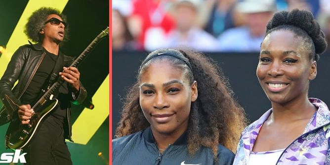 "Even better that they’re so cool and down to earth as people" - Musician William DuVall on rocking out with Serena Williams and Venus Williams