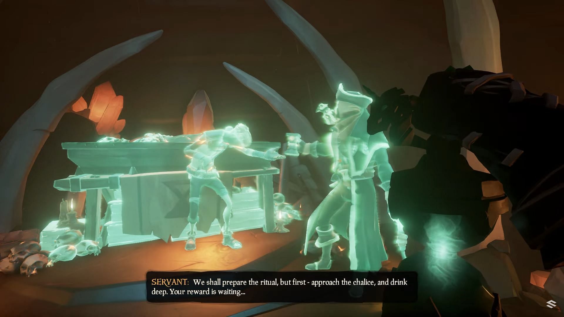 There&#039;s always something to drink in Sea of Thieves (Image via YouTube/Syrekx)