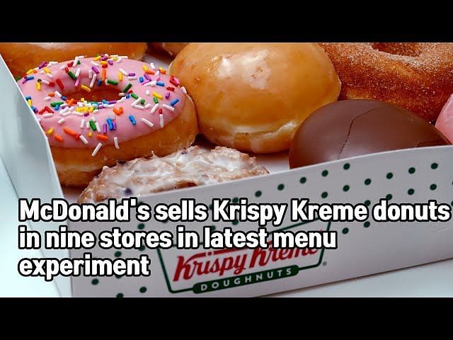 Mcdonalds To Sell Krispy Kreme Donuts Where To Buy Flavors And More As Food Giants Take Part 4406