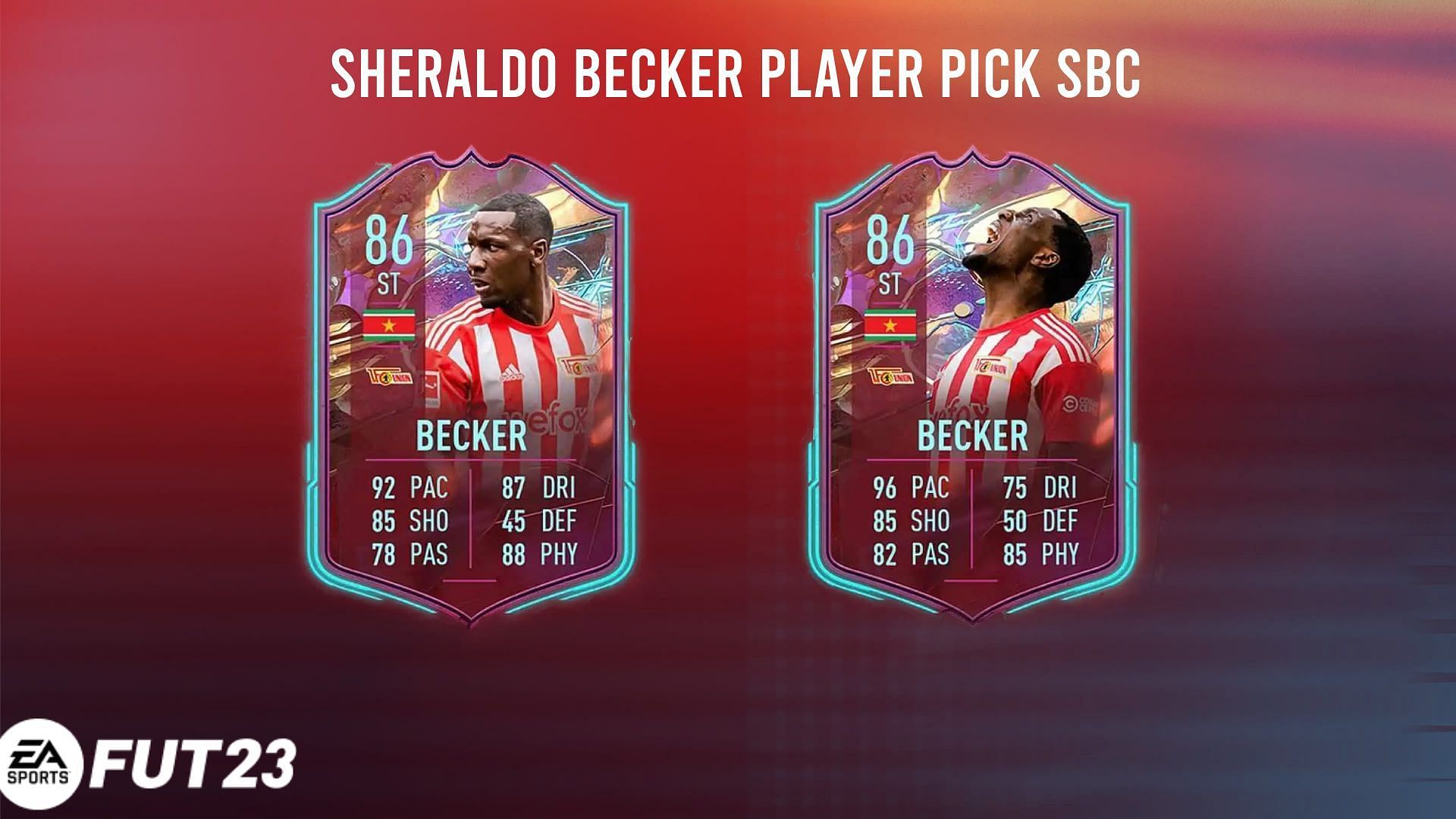 Sheraldo Becker FIFA 23 Player Pick SBC Explained (Image via EA Sports FIFA)