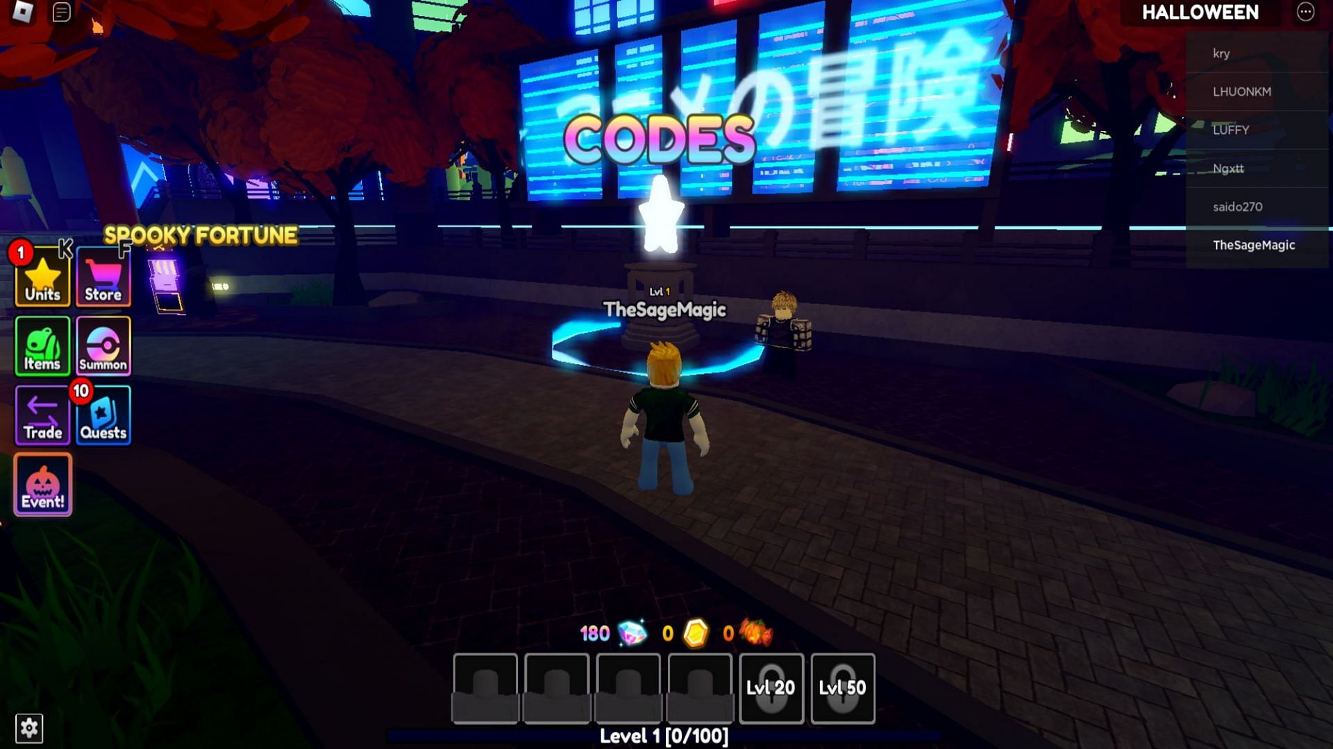 Anime Adventures codes in Roblox: Free gems and summon tickets (November  2022)