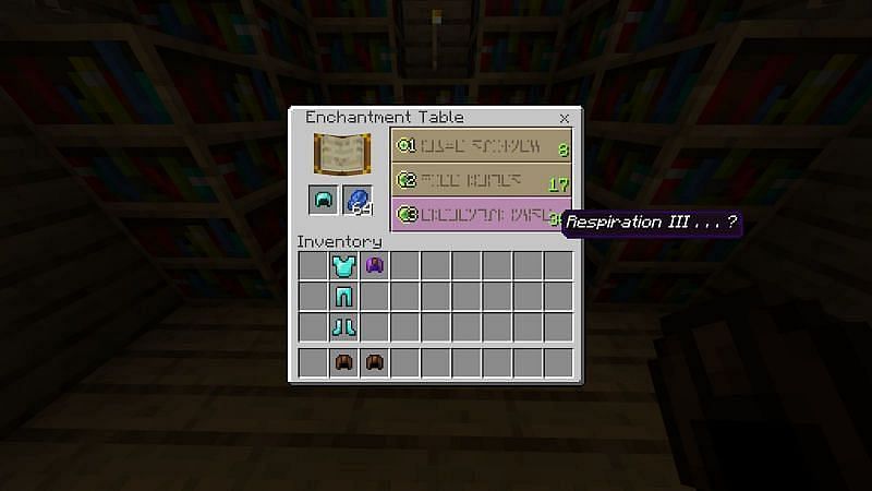 How to Get Protection in Minecraft using Enchantment Table