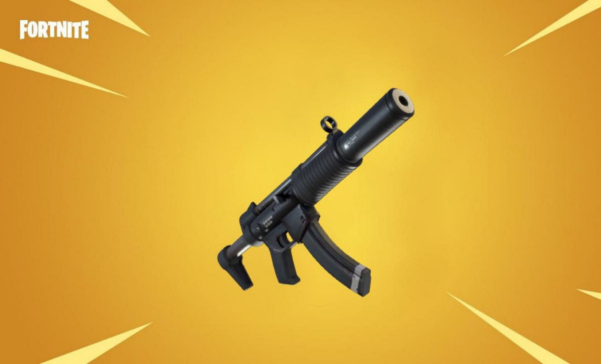 The newest Mythic in Fortnite is a Suppressed SMG (Image via Epic Games)
