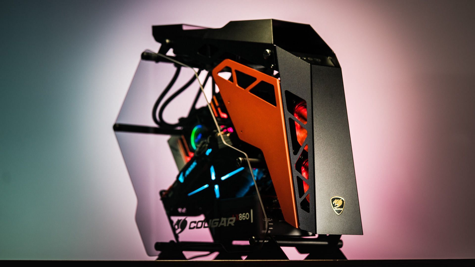 A custom-built gaming PC (Image via Newegg)