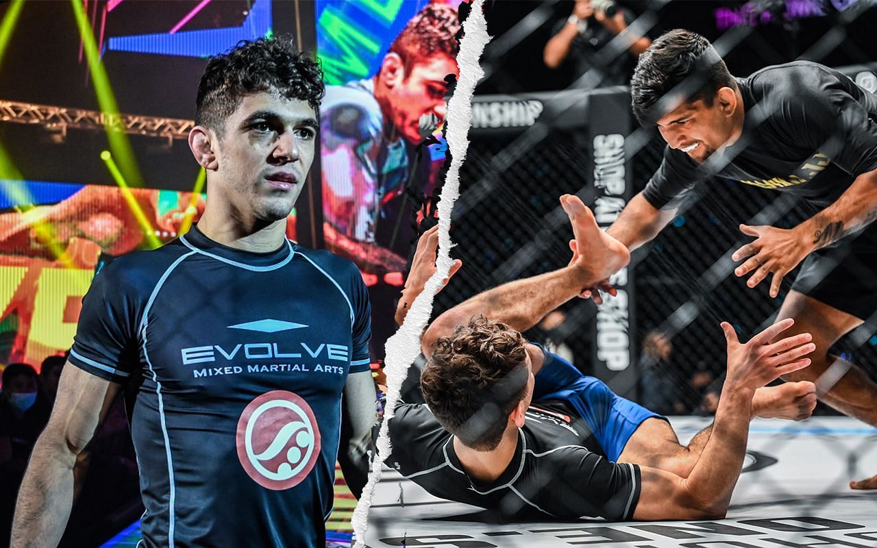 Mikey Musumeci had to overcome some jitters to beat Cleber Sousa for the inaugural ONE flyweight submission grappling world champion. | Photo by ONE Championship