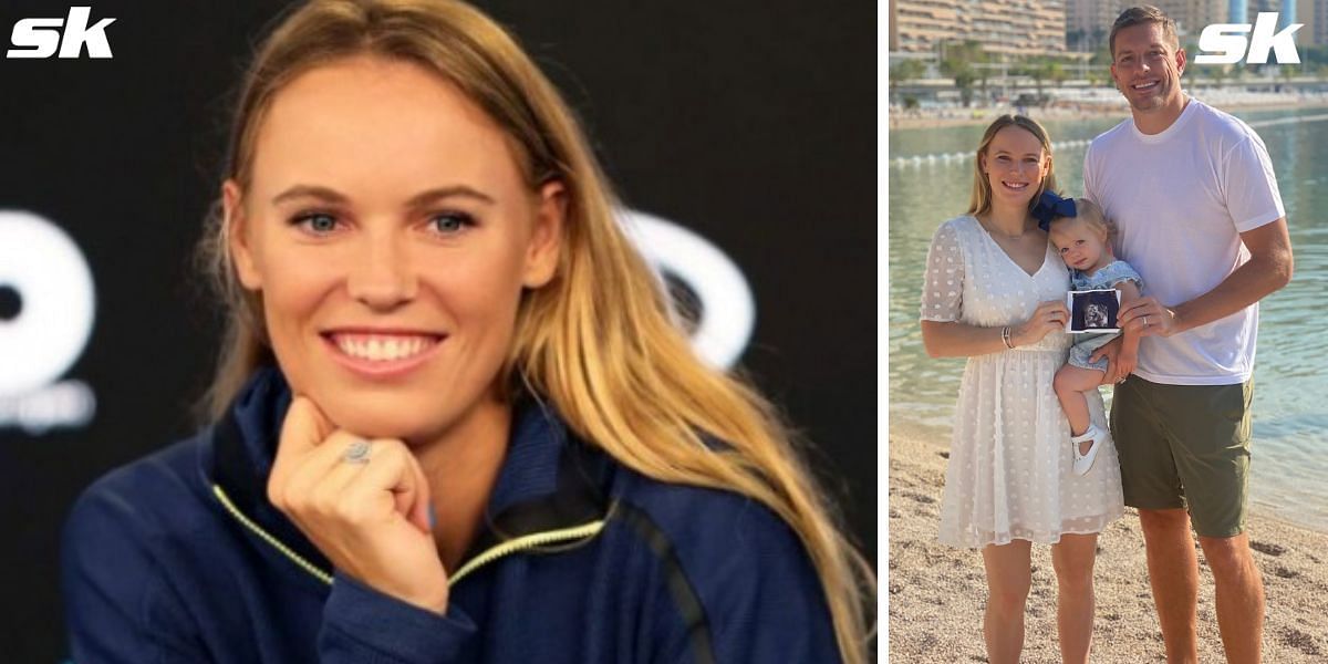 to the world baby boy" Caroline Wozniacki showered with