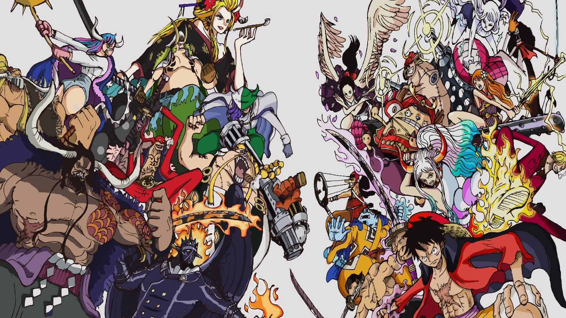 Wano Straw Hats HD Wallpaper (Updated with Jinbe!) : r/OnePiece