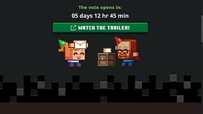 How to vote in Minecraft Mob Vote 2022 in Bedrock Edition?