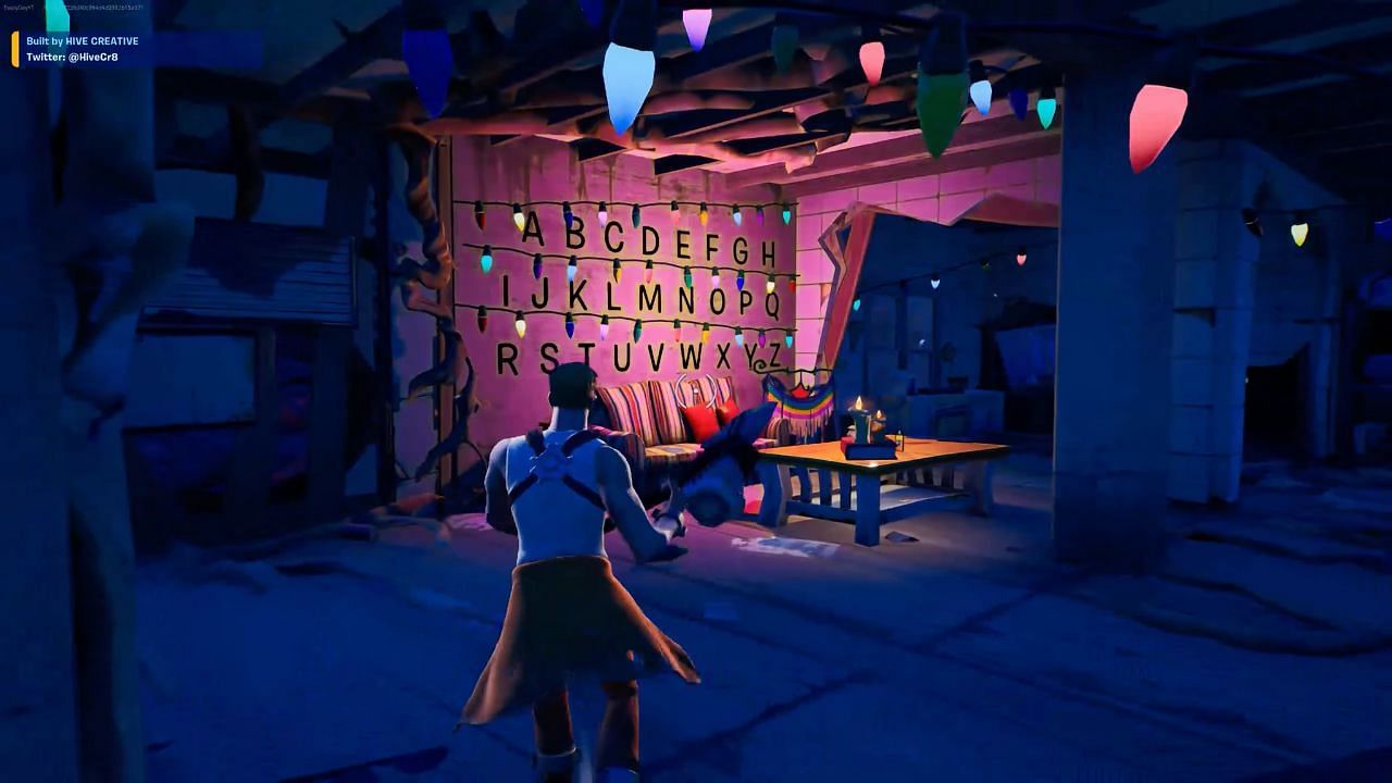 The interior of the house has another reference (Image via EveryDay FN on YouTube)