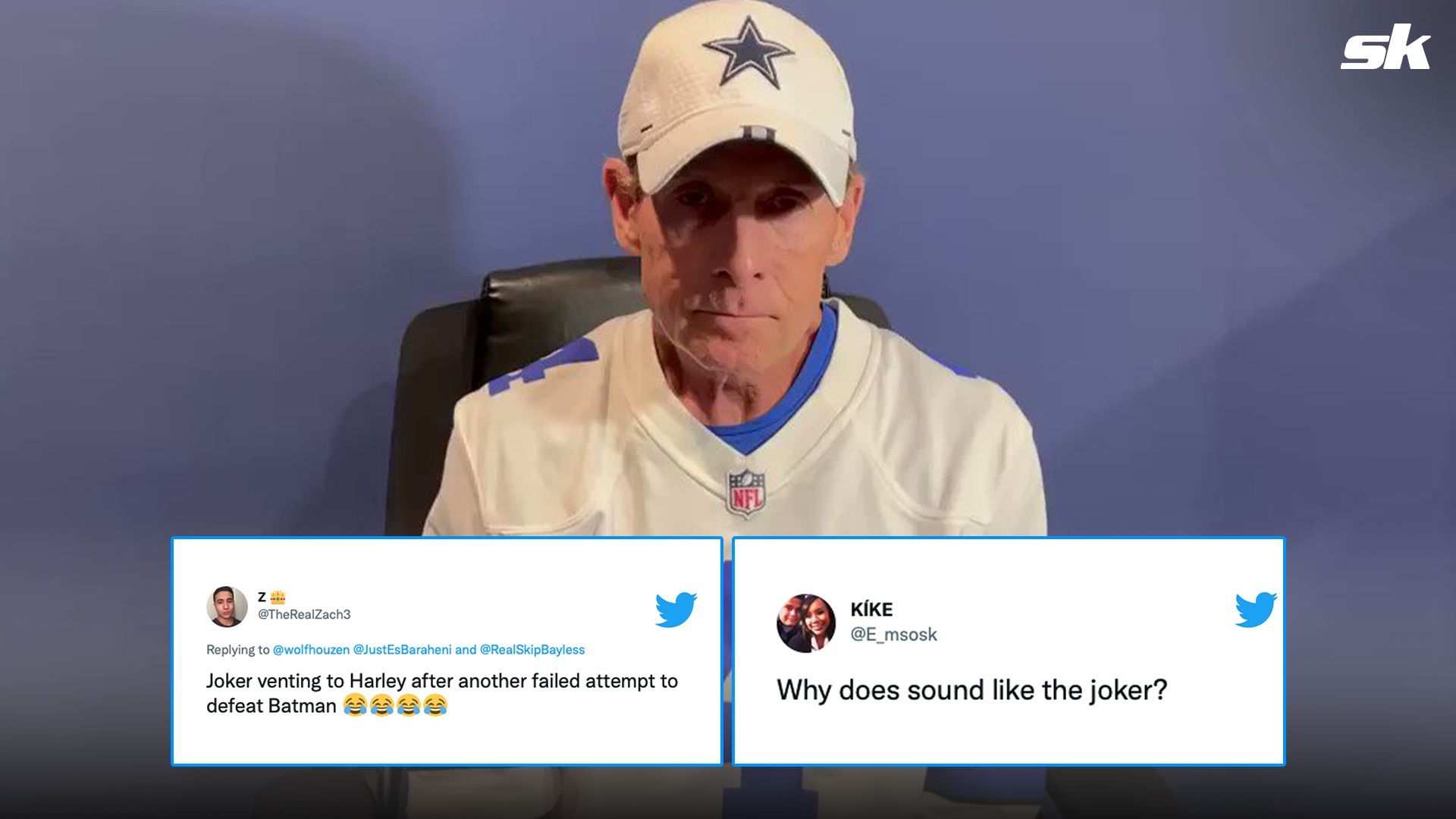 Skip Bayless' Cowboys-Eagles reaction video is peak cringe