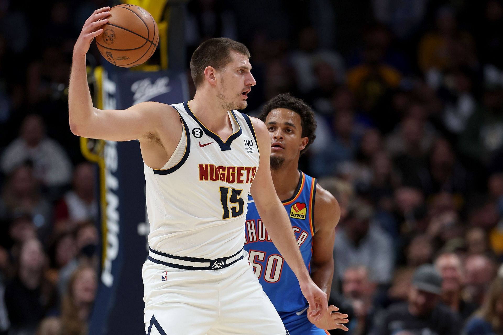 Nikola Jokic of the Denver Nuggets is the NBA's two-time reigning MVP