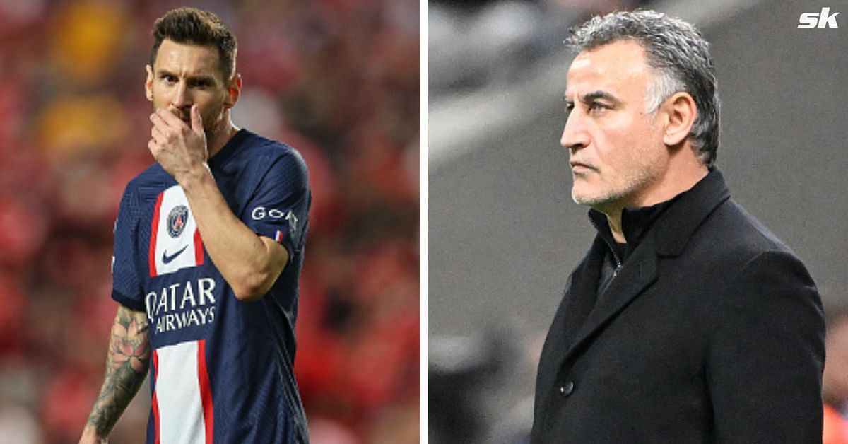 PSG manager Christophe Galtier opened up on Lionel Messi